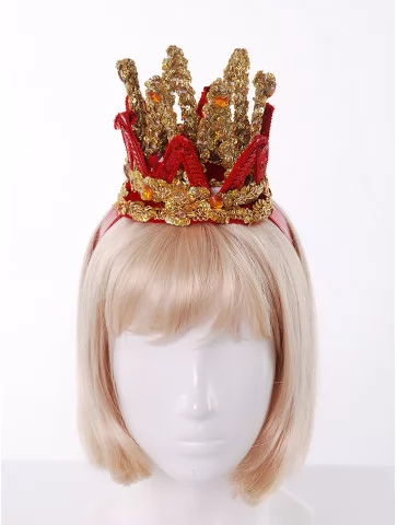 Корона принцессы красная с...