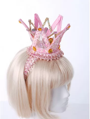 Корона принцессы розовая