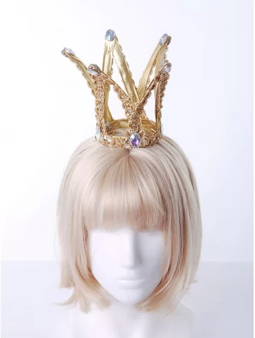 Корона принцессы золотая