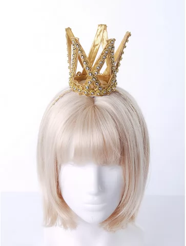 Корона принцессы золотая