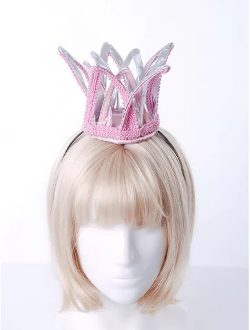Корона принцессы розовая с...