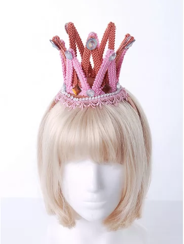 Корона принцессы розовая