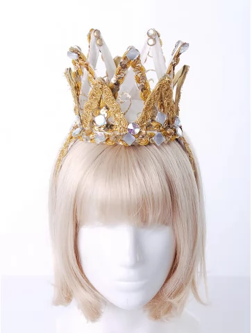 Корона принцессы золотая