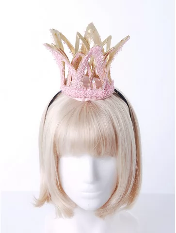 Корона принцессы розовая