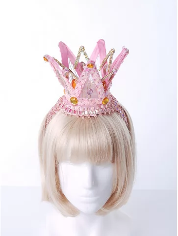 Корона принцессы розовая