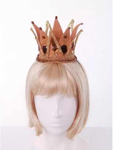 Корона принцессы золотая