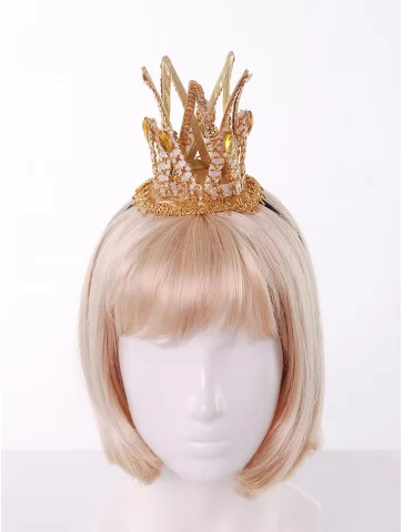 Корона принцессы золотая