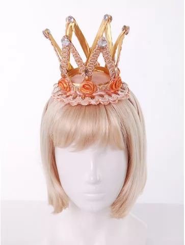 Корона принцессы золотая