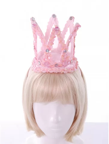 Корона принцессы розовая