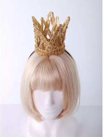 Корона принцессы золотая