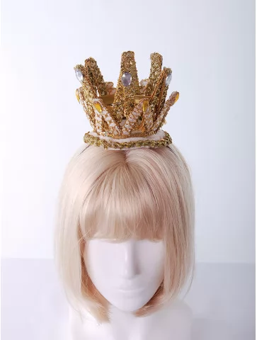 Корона принцессы золотая