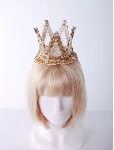 Корона принцессы белая с...