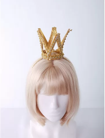 Корона принцессы золотая