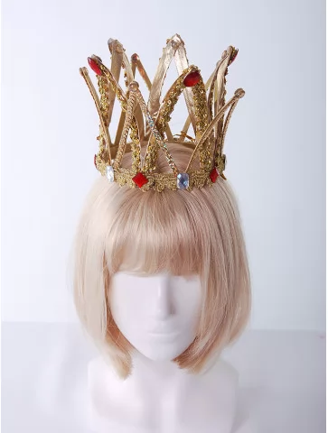 Корона принцессы золотая с...