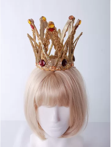 Корона принцессы золотая