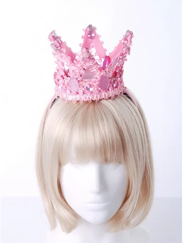 Корона принцессы розовая