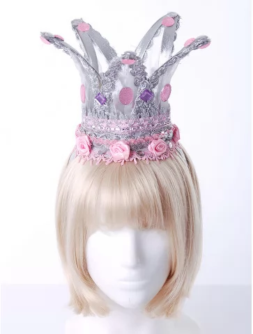 Корона принцессы серая с...