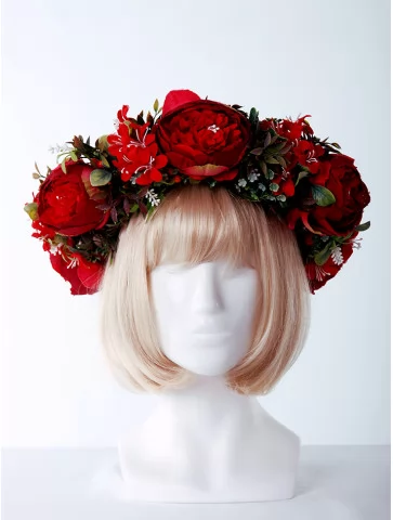 Венок с цветами