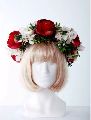 Венок с цветами