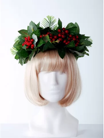 Венок с листьями