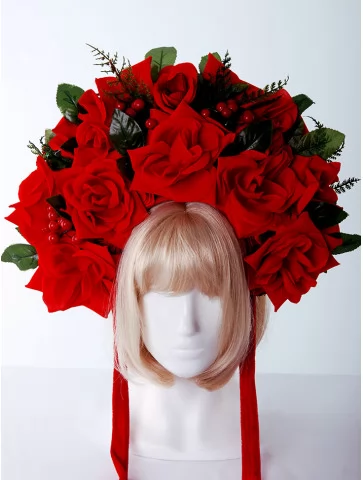 Венок с цветами