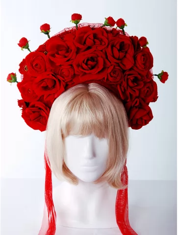 Венок с цветами