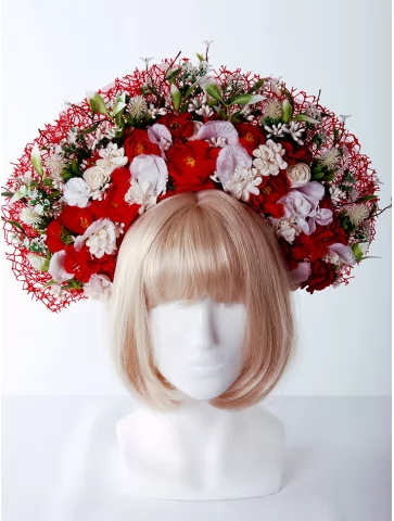 Венок с цветами