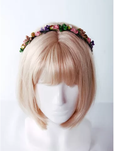 Венок весенний с цветами