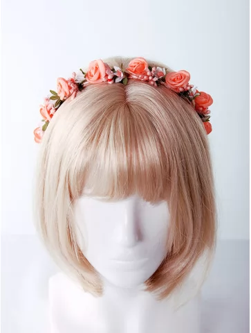 весенний венок с цветами