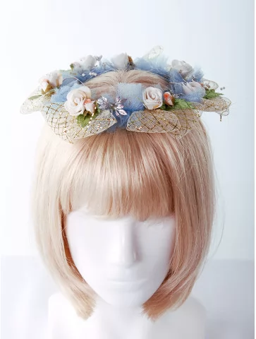 Венок весенний с цветами