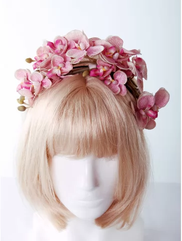 Венок орхидея розовая