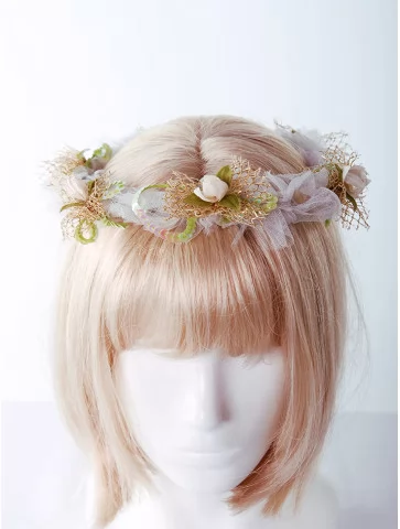 Венок весенний с цветами