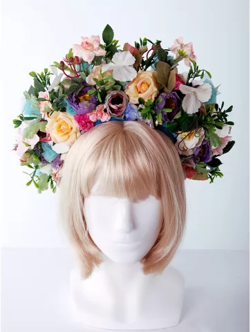 Венок с цветами