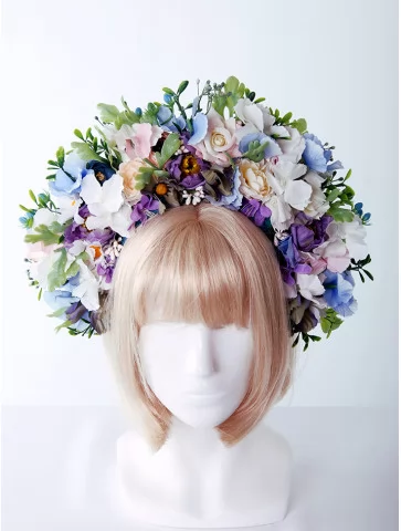 Венок с цветами