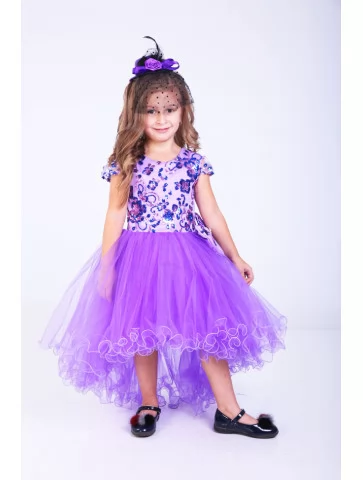 Сукня фіолетова з фатиновою...