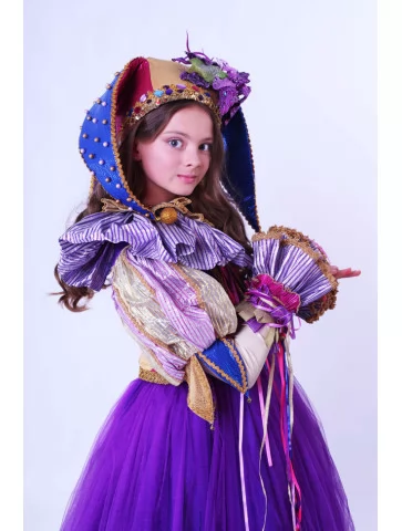 Костюм Арлекіна В Фіолетовому