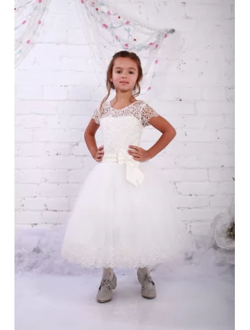 Сукня з мереживним верхом і...