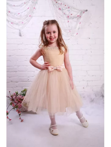 Сукня бальна Бежева Ніжність