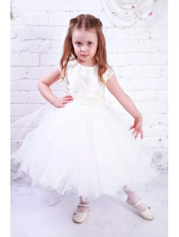 Сукня з мереживним ліфом і...