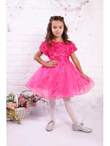 Сукня рожева з квітковим...