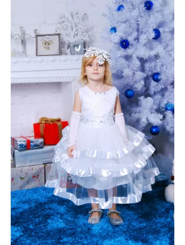 Костюм Сніжинки Срібного Танцю