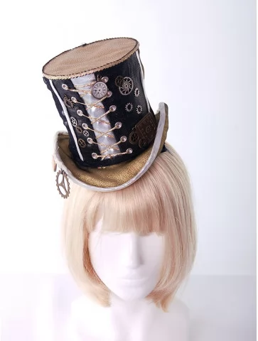 Цилиндр стимпанк женский