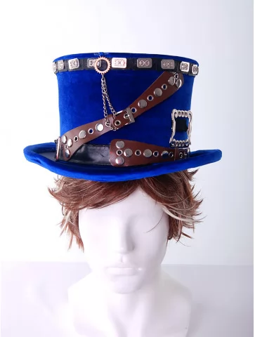 Цилиндр стимпанк бархат