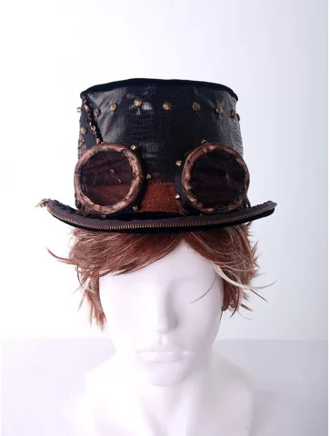 Цилиндр стимпанк мужской