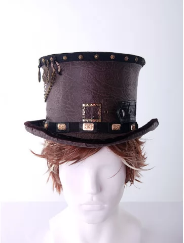 Цилиндр стимпанк мужской