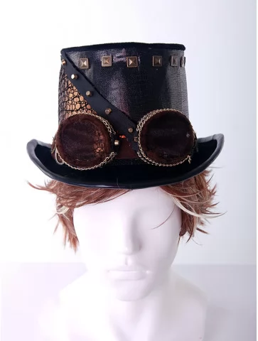 Цилиндр стимпанк мужской